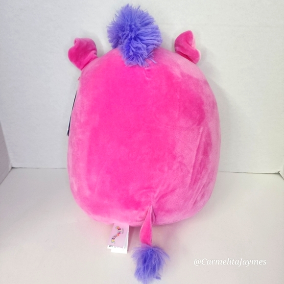 HORACIO 🐗 Pink DOTD Embroidered Warthog Original Squishmallows By Kellytoy NWT - Picture 5 of 8